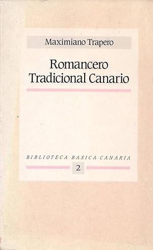 Image du vendeur pour Romancero Tradicional Canario. mis en vente par Librera y Editorial Renacimiento, S.A.