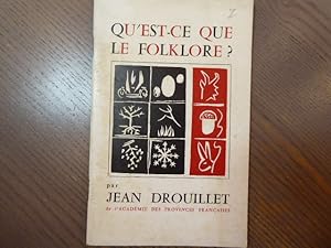 Imagen del vendedor de Qu'est-ce que le Folklore? a la venta por Tir  Part