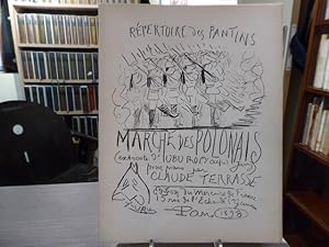 Imagen del vendedor de Rpertoire des Pantins. MARCHE DES POLONAIS. ( Extraite D'UBU ROI. D'aprs Alfred JARRY ). Pour piano par Claude TERRASSE. a la venta por Tir  Part