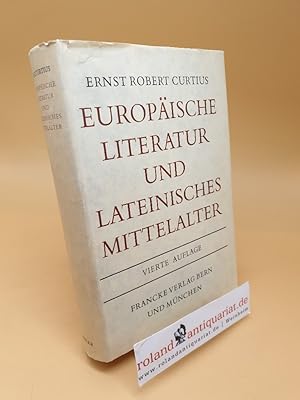 Bild des Verkäufers für Europäische Literatur und lateinisches Mittelalter zum Verkauf von Roland Antiquariat UG haftungsbeschränkt