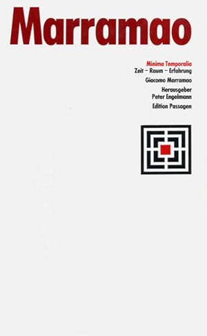 Bild des Verkufers fr Minima temporalia: Zeit - Raum - Erfahrung. Hrsg. von Peter Engelmann. Edition Passagen; Bd. 36. zum Verkauf von Antiquariat Thomas Haker GmbH & Co. KG