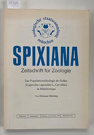 Zur Populationsökologie des Rehes (Capreolus capreolus L., Cervidae) in Mitteleuropa. Spixiana. Z...