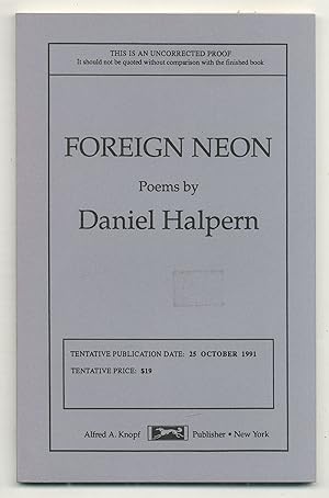 Seller image for Foreign Neon for sale by Between the Covers-Rare Books, Inc. ABAA