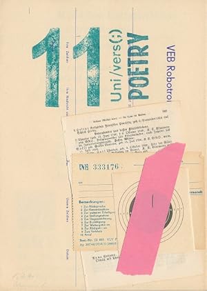 Peacedream project UNI/vers(;). (1987 - 1992). Visual and experimental poetry portfolio. Nr. 11/1...