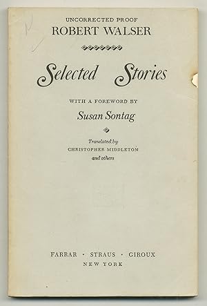 Seller image for Selected Stories for sale by Between the Covers-Rare Books, Inc. ABAA