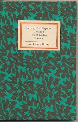 Bild des Verkufers fr Verstand schafft Leiden. Komdie. Aus dem Russ. von Arthur Luther. Nachwort von Gerhard Dudek. zum Verkauf von Ballon & Wurm GbR - Antiquariat