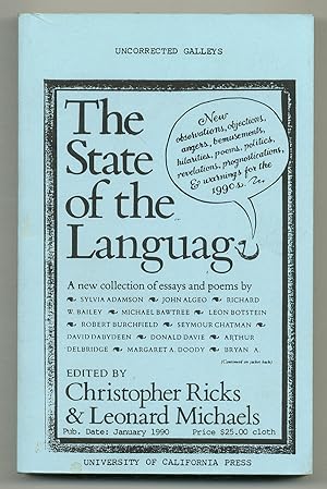 Seller image for The State of the Language for sale by Between the Covers-Rare Books, Inc. ABAA