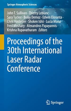 Bild des Verkufers fr Proceedings of the 30th International Laser Radar Conference zum Verkauf von BuchWeltWeit Ludwig Meier e.K.