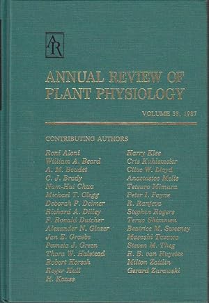 Bild des Verkufers fr Annual Review of Plant Physiology and Plant Molecular Biology: 1987 - Volume 38. (Annual Review of Plant Biology, Band 38) zum Verkauf von Bcher bei den 7 Bergen