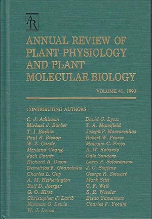 Bild des Verkufers fr Annual Review of Plant Physiology and Plant Molecular Biology: 1990 - Volume 41. (Annual Review of Plant Biology, Band 41) zum Verkauf von Bcher bei den 7 Bergen