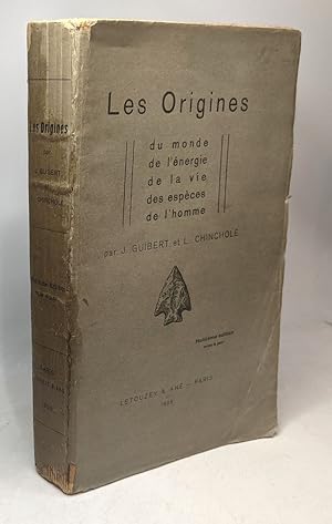 Seller image for Les origines du monde de l'nergie de la vie des espces de l'homme for sale by crealivres