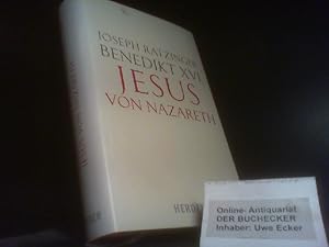 Benedikt XVI., Papst: Jesus von Nazareth; Teil: Teil 1., Von der Taufe im Jordan bis zur Verklärung