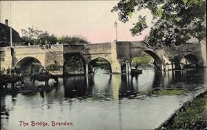 Ansichtskarte / Postkarte Brandon Suffolk England, Die Brücke