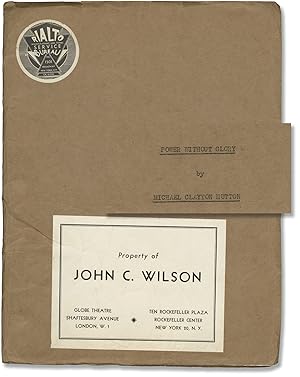 Imagen del vendedor de Power Without Glory (Original script for the 1948 play) a la venta por Royal Books, Inc., ABAA