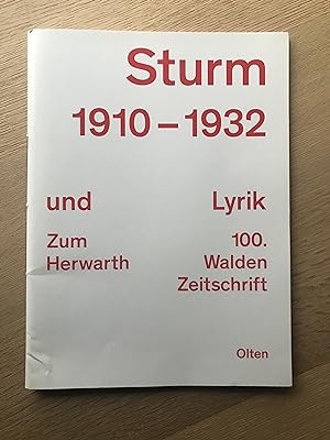 Sturm 1910-1932 - Expressionistische Graphik und Lyrik - Zum 100.Geburtstag der von Herwarth Wald...