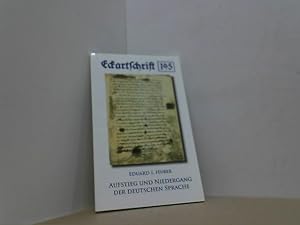 Seller image for Aufstieg und Niedergang der deutschen Sprache. Eckartschrift 195. for sale by Antiquariat Uwe Berg