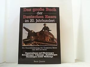 Bild des Verkufers fr Das groe Buch der Deutschen Heere im 20. Jahrhundert. Organisationen und Gliederungen. Bewaffnungen - Fahrzeuge. Ausrstungen. Chronologien beider Weltkriege. Deutsche Bearbeitung: Horst Scheibert. zum Verkauf von Antiquariat Uwe Berg