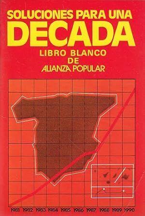 Imagen del vendedor de SOLUCIONES PARA UNA DCADA. LIBRO BLANCO DE ALIANZA POPULAR a la venta por Librera Vobiscum