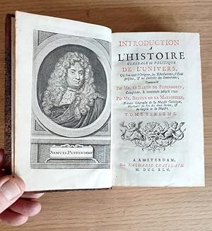 Seller image for Introduction  l'histoire gnrale et politique de l'Univers, ou l'on voit l'origine, les Rvolutions, l'tat prsent & les intrts des Souverains. Tome Sixime - Asie for sale by Le Beau Livre