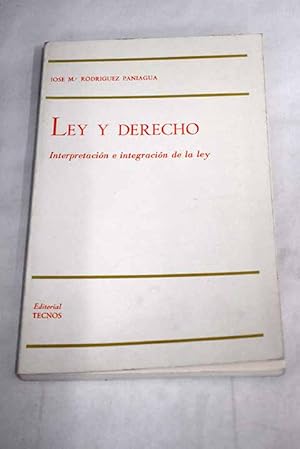 Imagen del vendedor de Ley y derecho a la venta por Alcan Libros