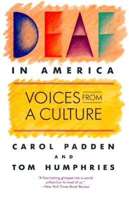 Seller image for Deaf in America: Voices from a Culture (Paperback or Softback) for sale by BargainBookStores