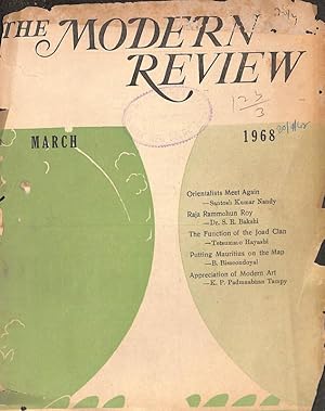 Seller image for The Modern Review Vol. 123, No. 3 for sale by Majestic Books