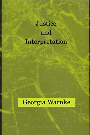 Imagen del vendedor de Justice and Interpretation (Studies in Contemporary German Social Thought) a la venta por Redux Books
