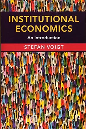 Bild des Verkufers fr Institutional Economics: An Introduction zum Verkauf von WeBuyBooks