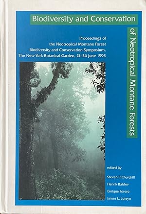 Imagen del vendedor de Biodiversity and conservation of neotropical montane forests a la venta por Acanthophyllum Books