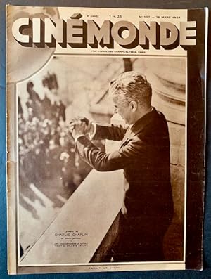 Cinemonde (The March 1931 Charlie Chaplin Cover)