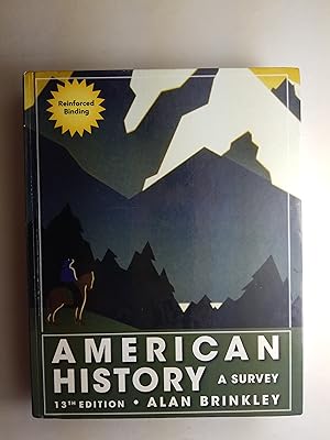 Seller image for American History: A Survey, 13th Edition (NASTA Hardcover Reinforced High School Binding) for sale by ShowMe D Books