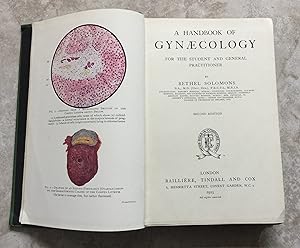 Immagine del venditore per A Handbook of Gynaecology for the Student and General Practitioner - Second Edition venduto da Joe Collins Rare Books