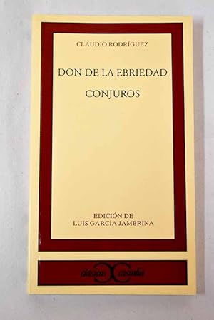 Bild des Verkufers fr Don de la ebriedad zum Verkauf von Alcan Libros