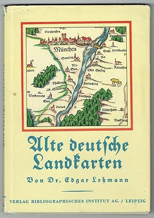 Alte deutsche Landkarten.