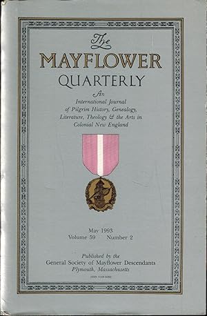 Seller image for The Mayflower Quarterly: An International Journal of Pilgrim History, Genealogy, Literature, Theology & the Arts in Colonial New England: May 1993, Volume 59, Number 2 for sale by UHR Books