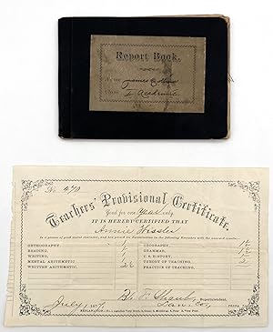 Pennsylvania Dutch Teachers' Provisional Certificate and Report Book