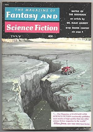 Imagen del vendedor de The Magazine of Fantasy and Science Fiction: July, 1959 a la venta por Dark Hollow Books, Member NHABA, IOBA