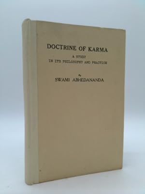 Bild des Verkufers fr Doctrine of Karma: A Study in Its Philosophy and Practice zum Verkauf von ThriftBooksVintage