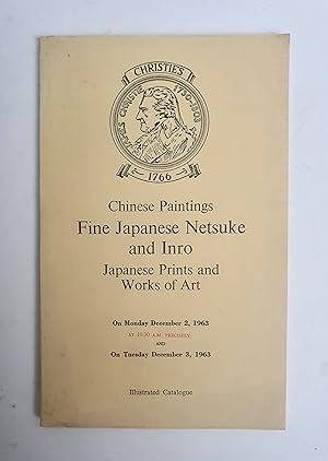 Chinese Paintings Fine Japanese Netsuke and Inro Japanese Prints and Works of Art December 2nd an...