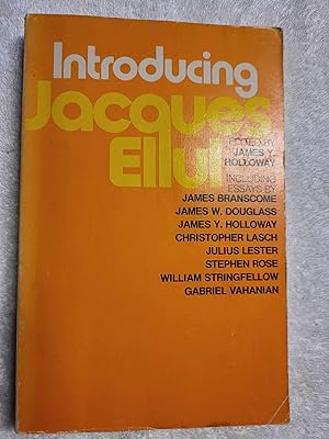 Image du vendeur pour Introducing Jacques Ellul mis en vente par Vincent's Fine Books