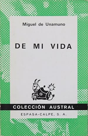 Bild des Verkufers fr De mi vida zum Verkauf von Librera Alonso Quijano