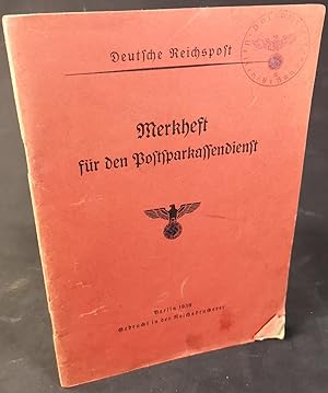 Seller image for Deutsche Reichspost: Merkheft fr den Postsparkassendienst. for sale by ANTIQUARIAT Franke BRUDDENBOOKS