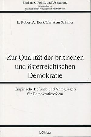 Zur Qualität der britischen und österreichischen Demokratie - empirische Befunde und Anregungen f...