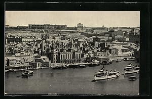 Ansichtskarte Malta, Admiraltu House in Dock-Yard Crux-Grand Harbour