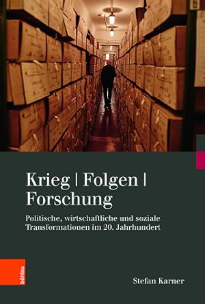 Bild des Verkufers fr Krieg - Folgen - Forschung - Band 9. - politische, wirtschaftliche und soziale Transformationen im 20. Jahrhundert. herausgegeben von Barbara Stelzl-Marx und 12 weitere. zum Verkauf von Antiquariat Buchseite