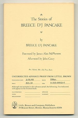 Bild des Verkufers fr The Stories Of Breece D'J Pancake zum Verkauf von Between the Covers-Rare Books, Inc. ABAA