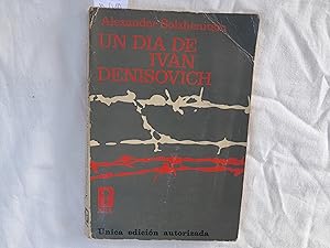 Imagen del vendedor de Un da de Ivn Denisovich. a la venta por Librera "Franz Kafka" Mxico.