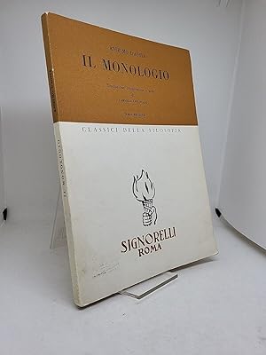 Imagen del vendedor de Il Monologio a la venta por Studio Bibliografico Stendhal