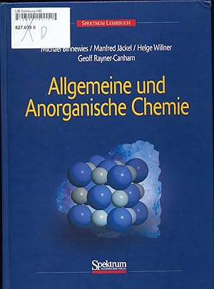 Bild des Verkufers fr Allgemeine und Anorganische Chemie zum Verkauf von avelibro OHG