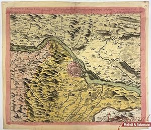 Bild des Verkufers fr Chorographia VI. milliarium Regionis circa Urbem Viennam Austriacam, deprompta ex mappa majori Vischeriana, et ad praesentem statum . eminens A. 1734 se habebat, accomodata per Hommannios Heredes . A. 1748". zum Verkauf von Antiquariat MEINDL & SULZMANN OG